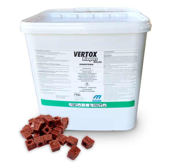 VERTOX BLOQUES 10 grs . ROJO - Imagen 2